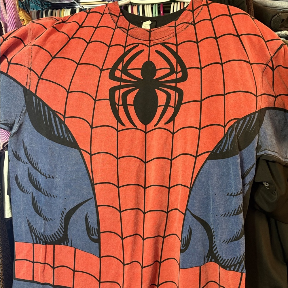MAD Engine Marvel Red and Black Graphic Tee